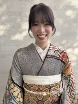 マカロンコワフュールドウシワカマル(macaron coiffure de ushiwakamaru)&nbsp;成人式アップ
