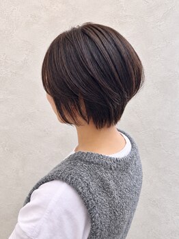 トップヘアー 西古松店(TOP HAIR)の写真/丁寧なカウンセリングで髪質を活かした似合わせショート、扱いやすい理想の形へ◎