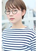 【MYRO】 耳かけスタンダードショート×アッシュグレージュ