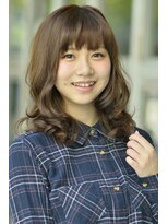 ナナナ パレナ 大津膳所店(nanana parena) 艶感重視のロブデジタルパーマスタイル