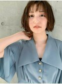 揺らぐ大人ナチュラルボブ/髪質改善ストレートトリートメント