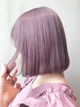 アルバム 銀座(ALBUM GINZA) ラベンダーグレー_ピンクベージュボブルフ_ba312093