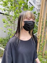 フラム 渋谷(flamme)&nbsp;コントラストインナーカラー　抜きっぱなしブリーチ