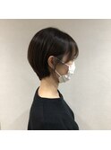 【山田紗羅】大人可愛いふわっとショートボブ/アッシュ系カラー