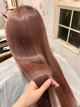 サンバイセライロ 千葉(SAN. by celilo) 似合わせピンクベージュ＊オージュアトリートメント