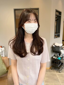 コバルト(Cobalt) 韓国ヘアロングレイヤー透明感ナチュラルブラウンベージュ艶髪