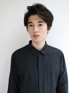 エレン 池袋(ElEn.) 似合わせ小顔カット×アップバング　メンズミディアム