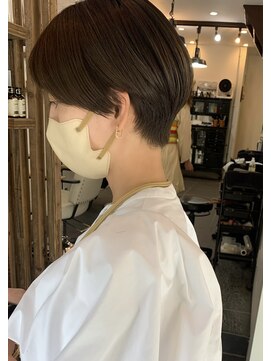 ナタン 自由が丘(NATHAN) フレンチカジュアル×アースカラー×ミントアッシュ×斜めバング