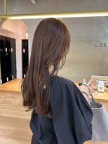 ローレン(LOREN)&nbsp;グレージュカラーミルクティーカラーインナーカラーダブルカラー