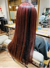 ヘアーショップ エヌアンドエー 越谷店(hair shop N&A) 大人ミディ×ハイライト