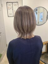 ヘア ケア ディエイチケー(HAIR CARE DHK)&nbsp;白髪ぼかしハイトーンカラーレイヤーボブ