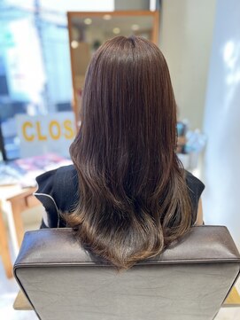 美容室 パルス 静岡鷹匠店(PALS) 髪質改善 ブリーチなしベージュ 韓国風顔周り