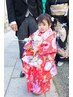 【七五三着付】3歳の着付￥4400