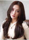 【La fith】マロングレージュ×カーテンバング