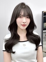 フォンズ(FONS)&nbsp;上品韓国くびれヘア＊ダークグレージュ暗め透明感カラー髪質改善