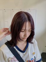 クリアーオブヘアー 池下店(clear OF HAIR)&nbsp;cassis red