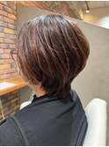ステップボーンカット 前下がりショート