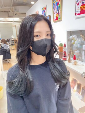 ゴウトゥデイシェアサロン 町田店(GO TODAY SHAiRE SALON) ワンホンレイヤー×ダークネイビー