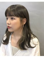 シゼン(shizen) アッシュベーシュ×インナーカラー