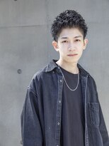 シティ(CITY) 【小久保style】ロングウルフパーマシャギー秋色ピンクカラー