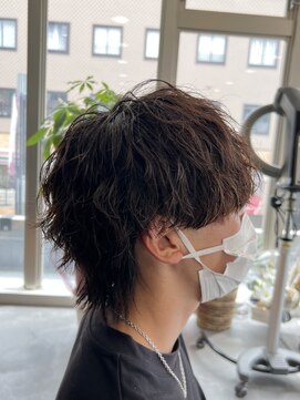 バース バイ ハピネス(BIRTH by happiness) ツイストスパイラルパーマツイストパーマメンズマッシュパーマ