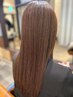《髪質改善》酸性ストレート+カット￥16500～