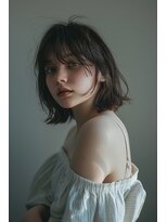 ラナ 新宿(lana)&nbsp;ボブウルフ/レイヤーカット/シースルーバング【lana hair 新宿】