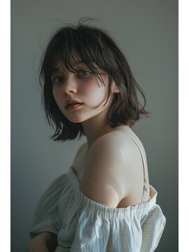 ラナ 新宿(lana) ボブウルフ/レイヤーカット/シースルーバング【lana hair 新宿】