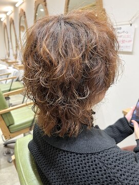チャンプ 小阪店(Champ) 【Champ小阪】高畑充希さん風♪マッシュウルフパーマスタイル