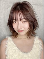 リークフー(Ree cu fuu)&nbsp;レイヤーロブ透明感カラーオリーブベージュ