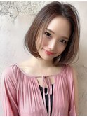 ダブルカラー/レイヤーカット/髪質改善/ボブ/韓国/縮毛矯正503