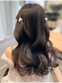 ☆冬に人気のダークグレージュカラー 透明感カラー☆