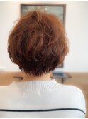美人シルエットショートヘア