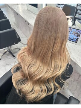 ミニョン(mignon) 韓国/ダブルカラー/ブリーチ/ピンク/学割U24/新越谷/南越谷/草加