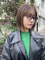 フェンヘアーアイス 中目黒(Fen.hair ici)&nbsp;20代30代◎透明感くすみカラーブリーチなし×ボブ