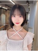 わたるマジックのわたボブ/シースルーぱっつん前髪おくれ毛/ロブ