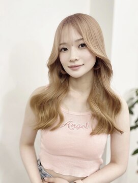 ピープスアンドスー 表参道 渋谷(Peeps&Suu.) 韓国風ヘア ベージュ ケアブリーチ 髪質改善 渋谷 表参道