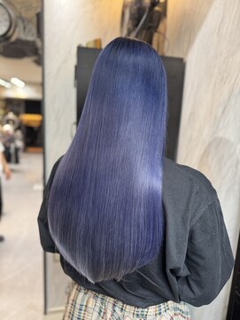 ヴァイス 渋谷店(VAICE) ネイビー/ネイビーブルー/ブリーチカラー