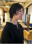 前上がりレイヤーショート