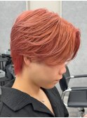 センターパート/ブリーチ/ダブルカラー/men's/メンズ