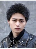 スパイキーアップバング