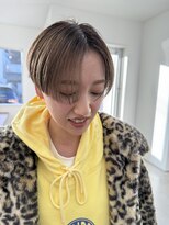 ザワン(the one .)&nbsp;【the one.】ハンサムショートのシアーグレージュ　-HIROMI-