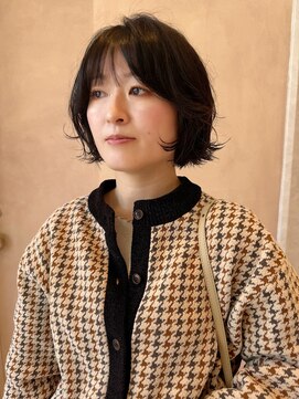 オン キャナルシティ博多前店(on) 【晴音】ボブパーマ/パーマ/30代