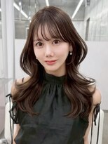 アイヴィ 表参道(IVY)&nbsp;上品くびれ巻きセミロングレイヤーカット◇ピンクブラウン