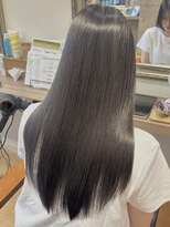 アヤラグランスパ 船橋店(AyaLA GRAN SPA)&nbsp;【福田隆晃】髪質改善/ダークブルー/ストレートヘア