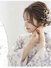 要電話予約【期間限定】夏のおススメ☆浴衣着付け＆ヘアーセット ￥8000
