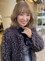 カノエ(canoe)&nbsp;ベージュカラー/髪質改善縮毛矯正/髪質改善/韓国風/韓国ヘア