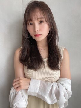 オモチャ 銀座(OMOCHA) 小顔見せ顔まわりレイヤー/艶ロング