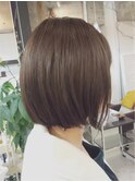 切りっぱなしボブ