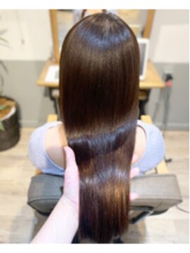 ジーナ 西荻窪(Zina) エアリーミディショートパーマ黒髪ホワイトアッシュ